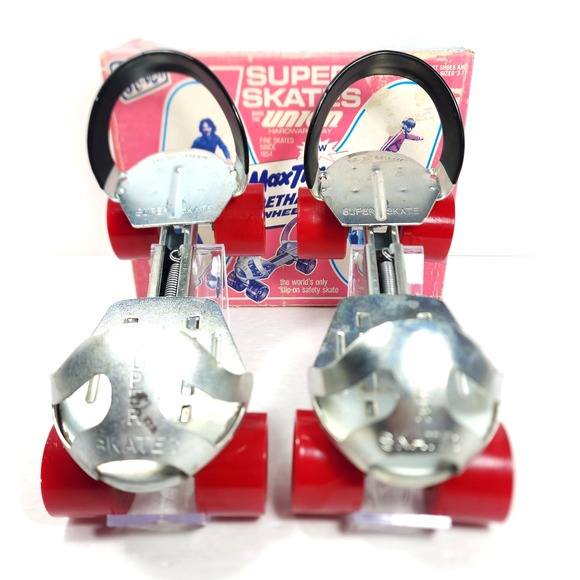 VTG Steven Super Skates Max Trac Urethane Wheels 1978 Roller Skates 1452 Sz Sm. - Picture 6 of 16